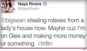 Naya Rivera tweet