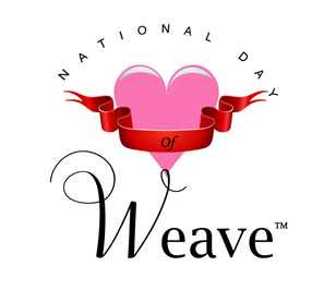 national weave day short logo