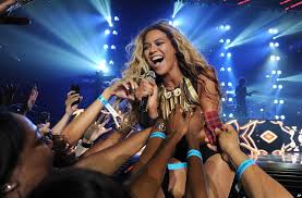 Beyonce performing