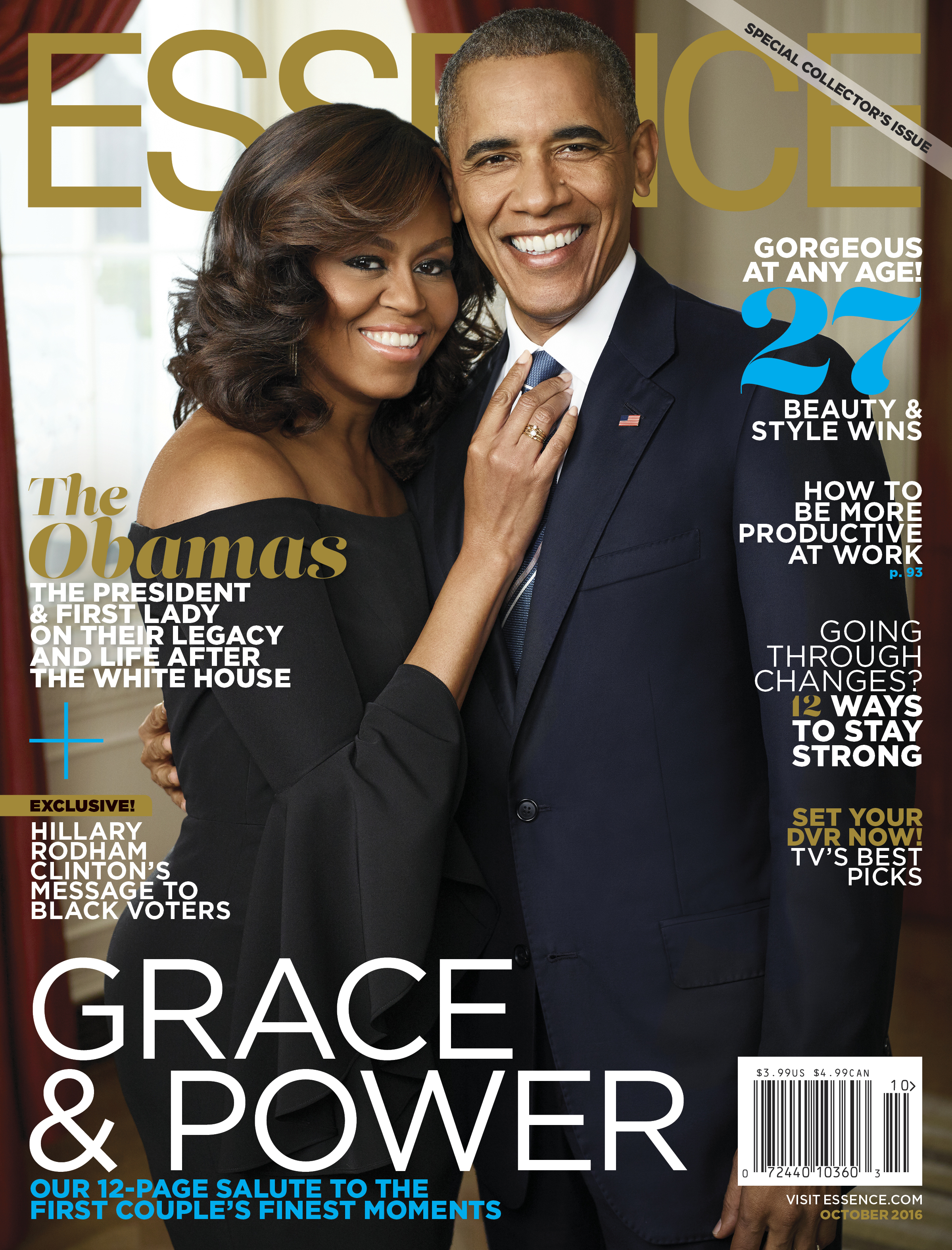 Barack & Michelle Essence Cover