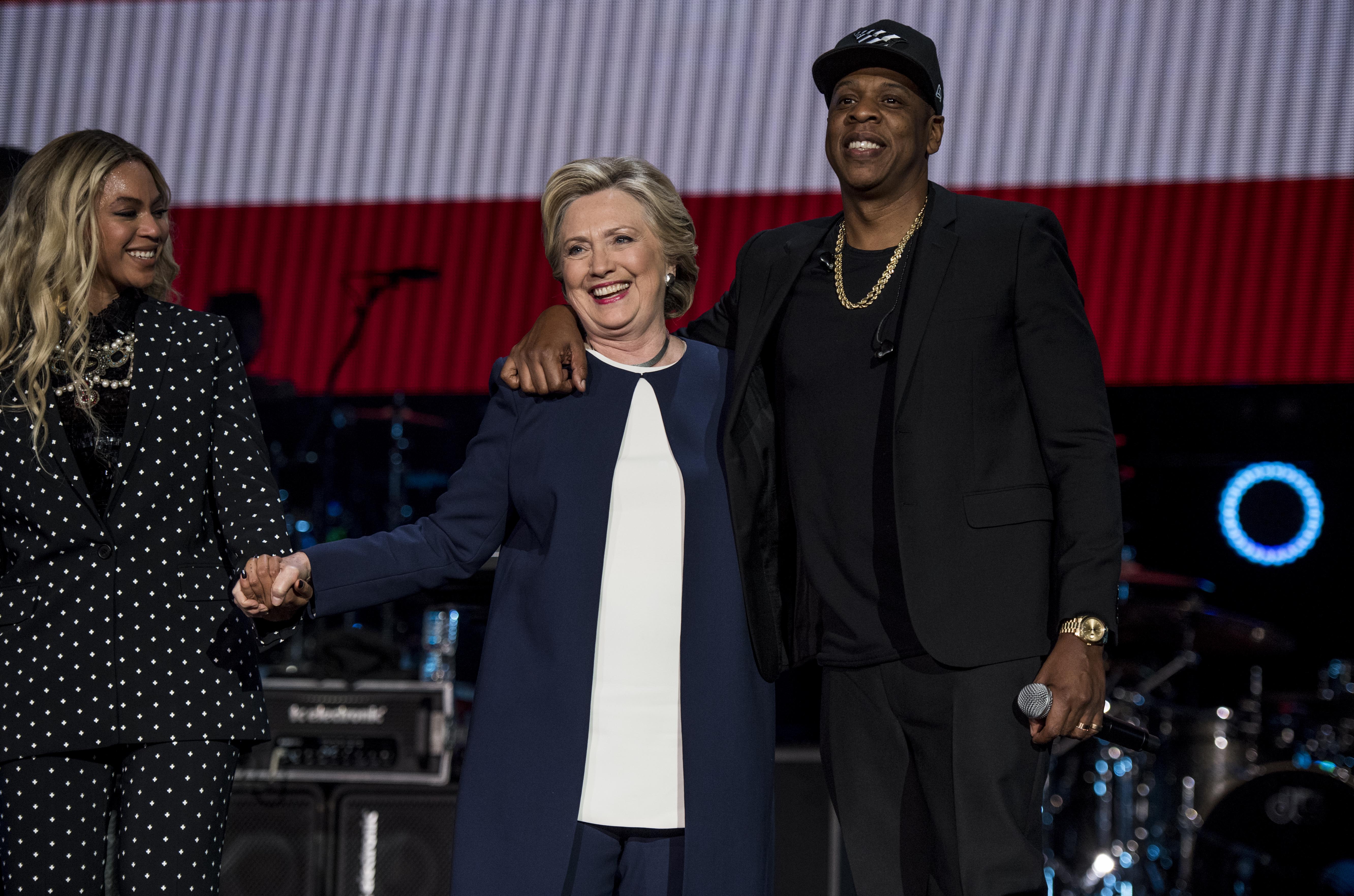 Democratic Nominee for President of the United States former Secretary of State Hillary Clinton