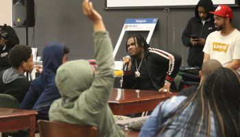 Tee Grizzley Visits Tech HS (Indy)