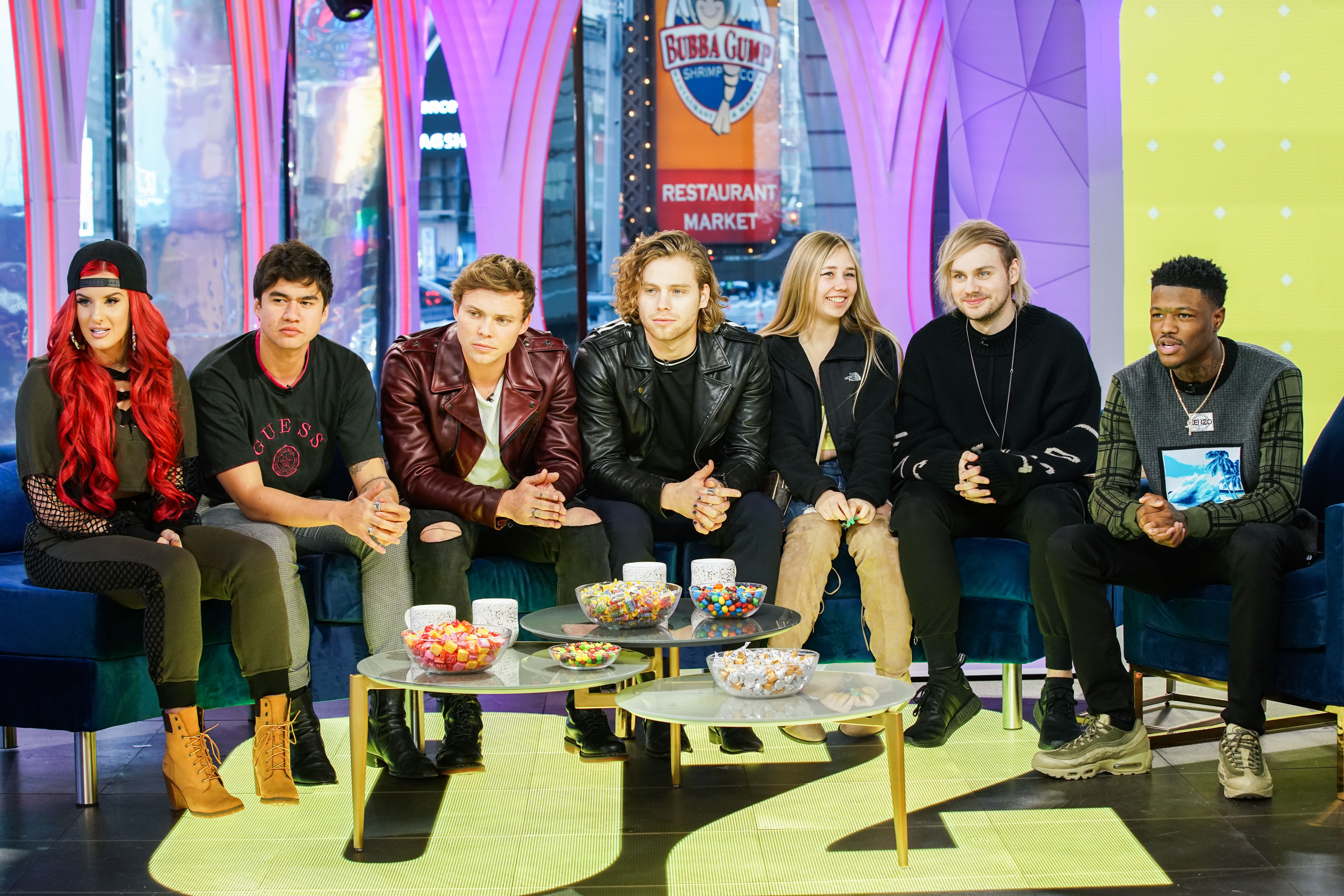 Celebrities Visit MTV TRL - February 27, 2018