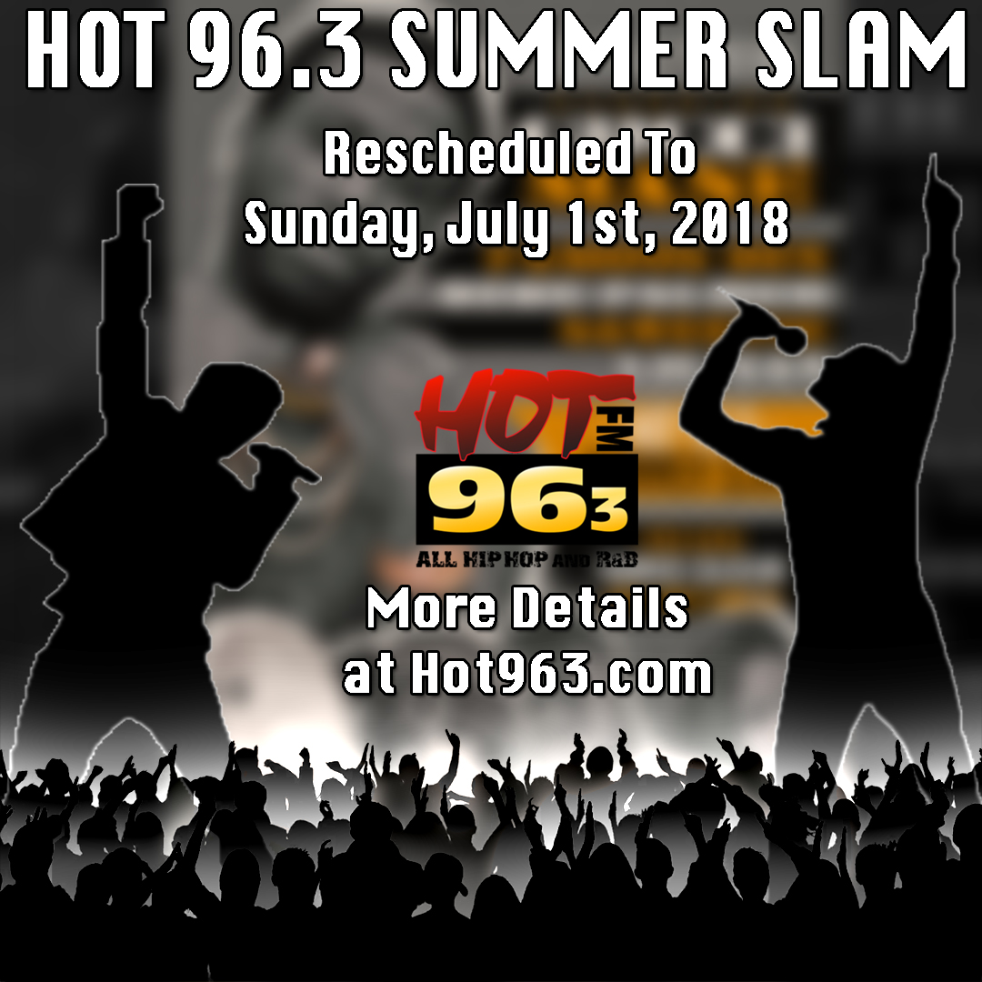 Hot Summer Slam - Rescheduled Graphic