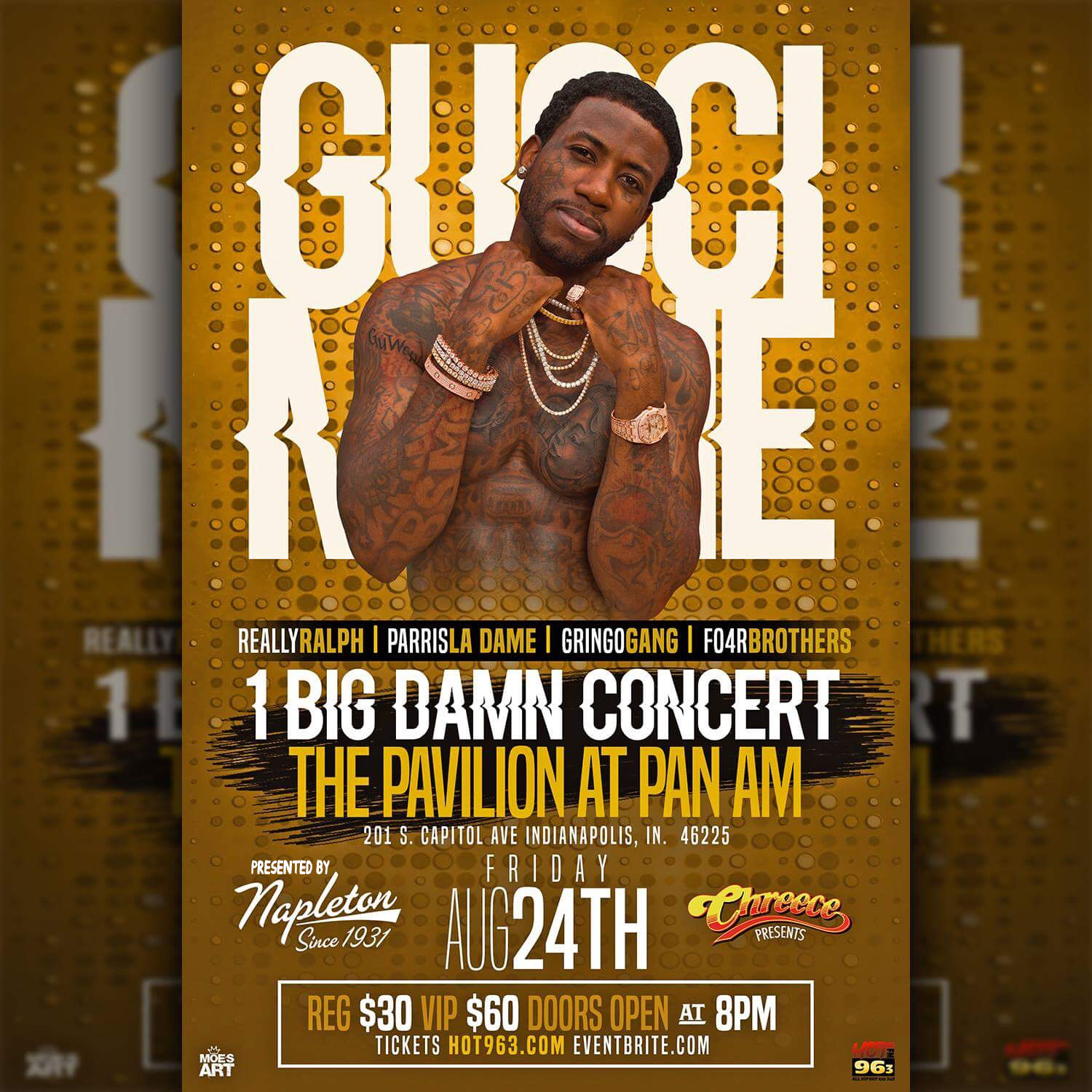 Gucci Mane Live at the Pavilion Flyer