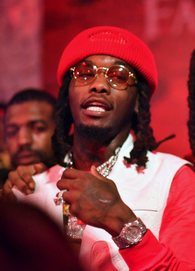 Cardi B and Offset at his Father Of 4 Album Release