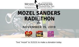 Mozel Sanders Radiothon