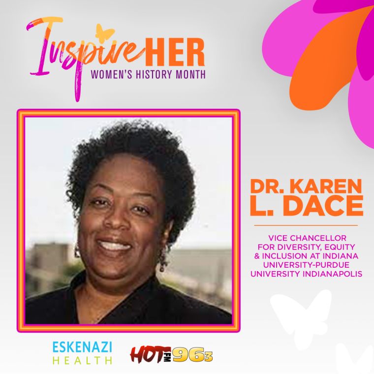 Dr. Karen L. Dace is the Vice Chancellor for Diversity, Equity and Inclusion at Indiana University-Purdue University Indianapolis