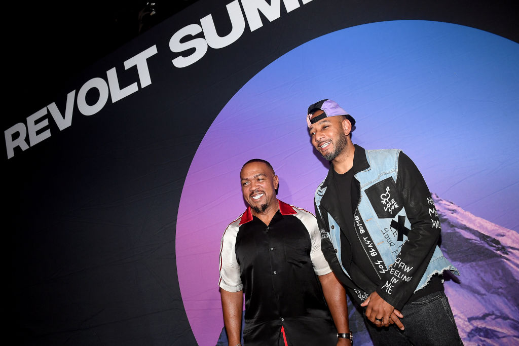 Timbaalnd & Swizz Beatz of Verzuz at 2021 Revolt Summit