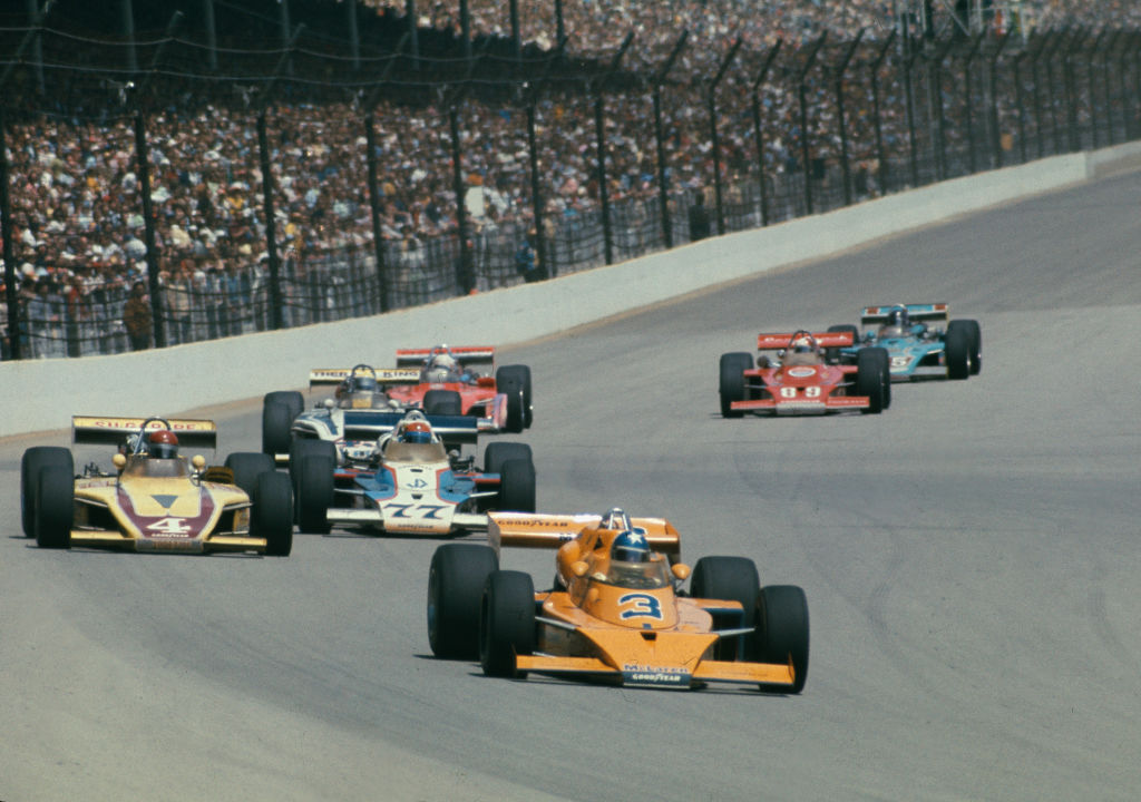 Johnny Rutherford Competing In Indianapolis 500