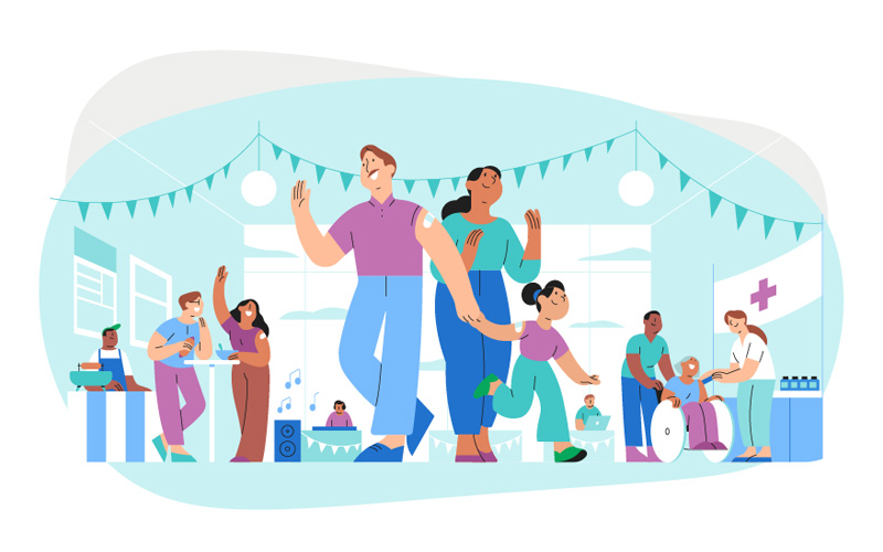 EsKenazi Health Insurance Fair and Vaccination Event