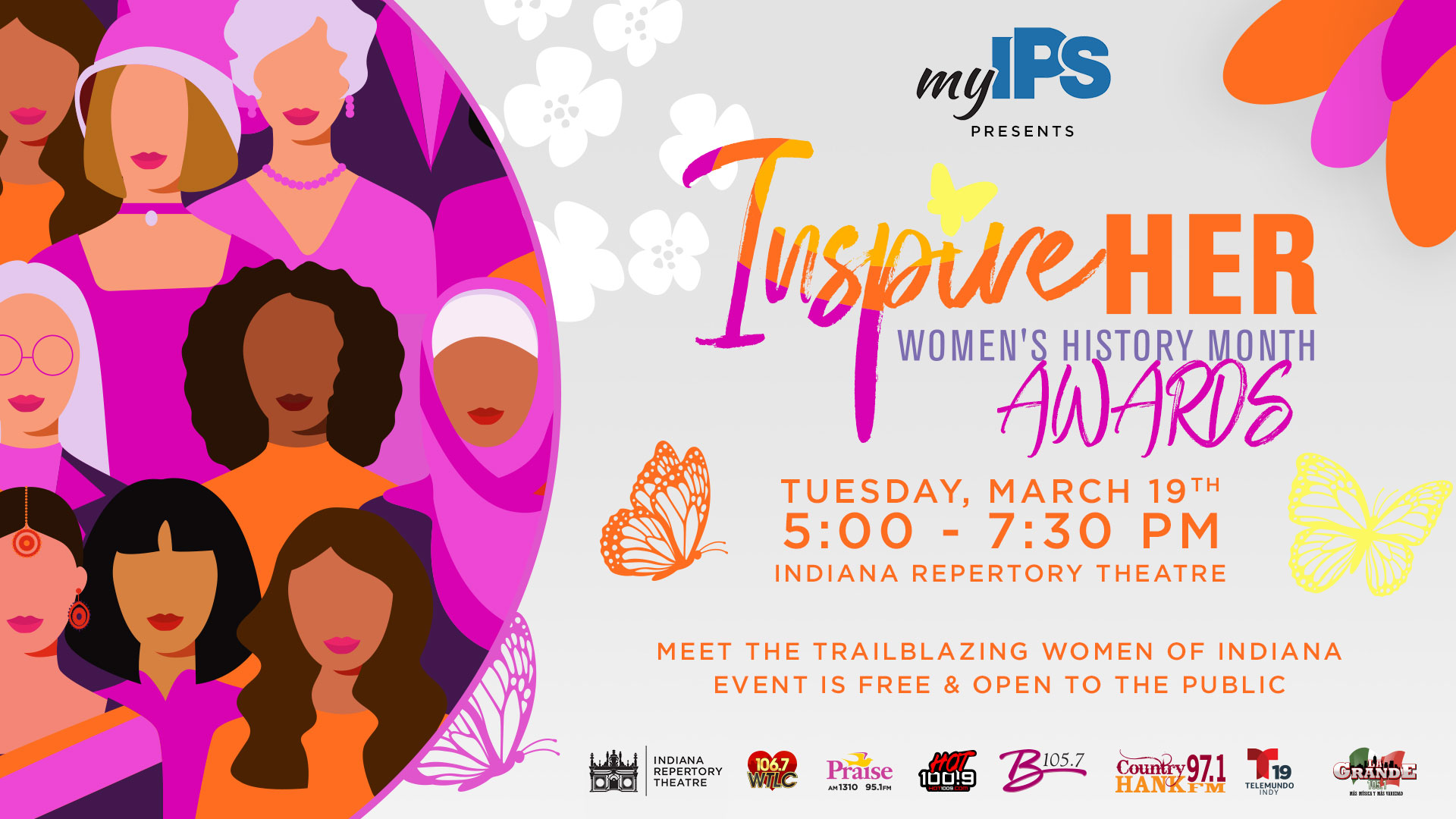 Womens History Month Updated graphic for the reception