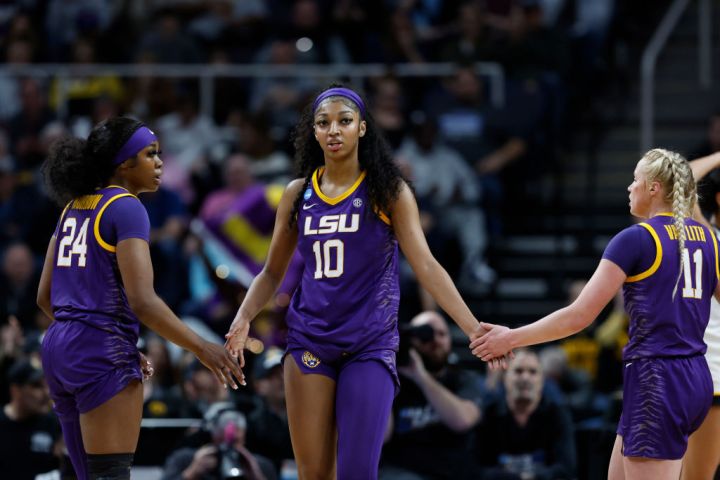 Photos Of Angel Reese Playing For LSU