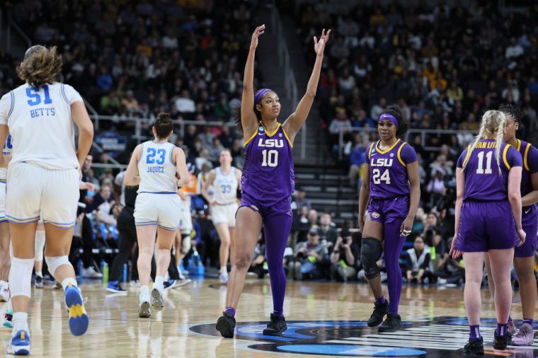 Photos Of Angel Reese Playing For LSU