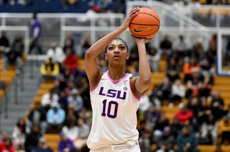 Photos Of Angel Reese Playing For LSU