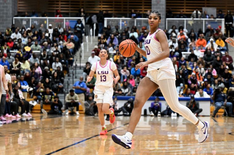 Photos Of Angel Reese Playing For LSU