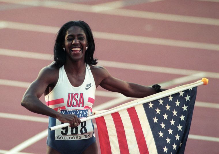 Gwen Torrence - Track and Field - 5 medals (4 Gold, 1 Silver) (1988, 1992, 1996 Olympics).