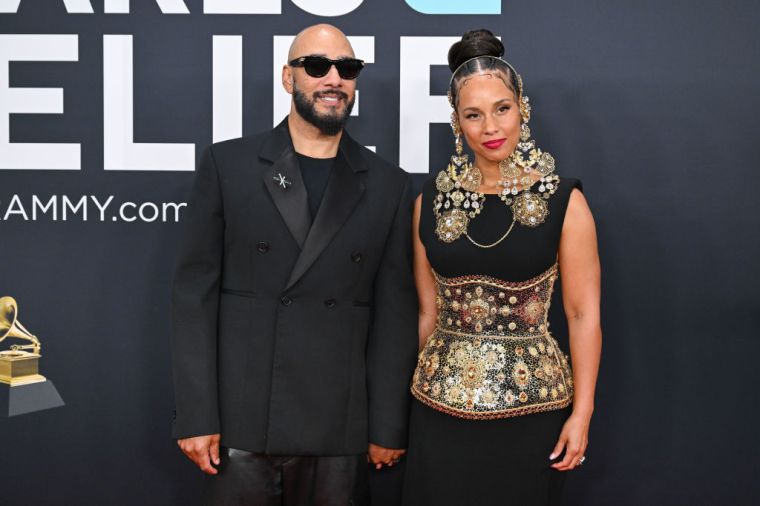 Swizz Beatz and Alicia Keys