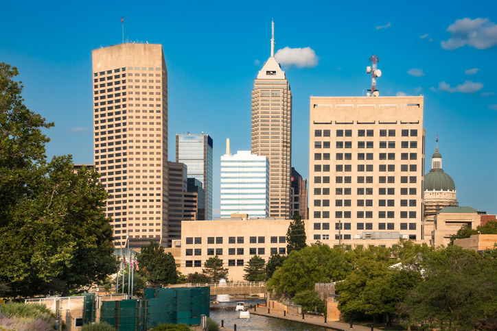 Indianapolis Indiana skyline