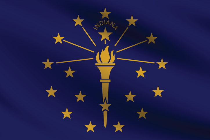 Flag of Indiana