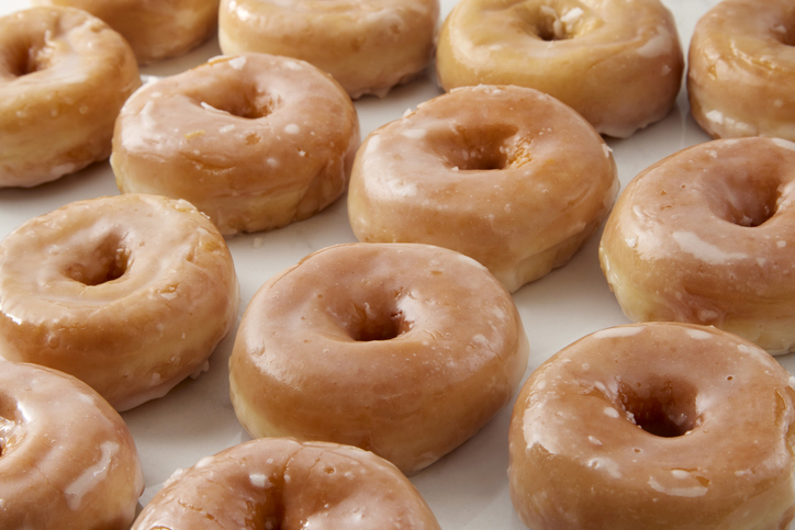 A Dozen Glazed Doughnuts