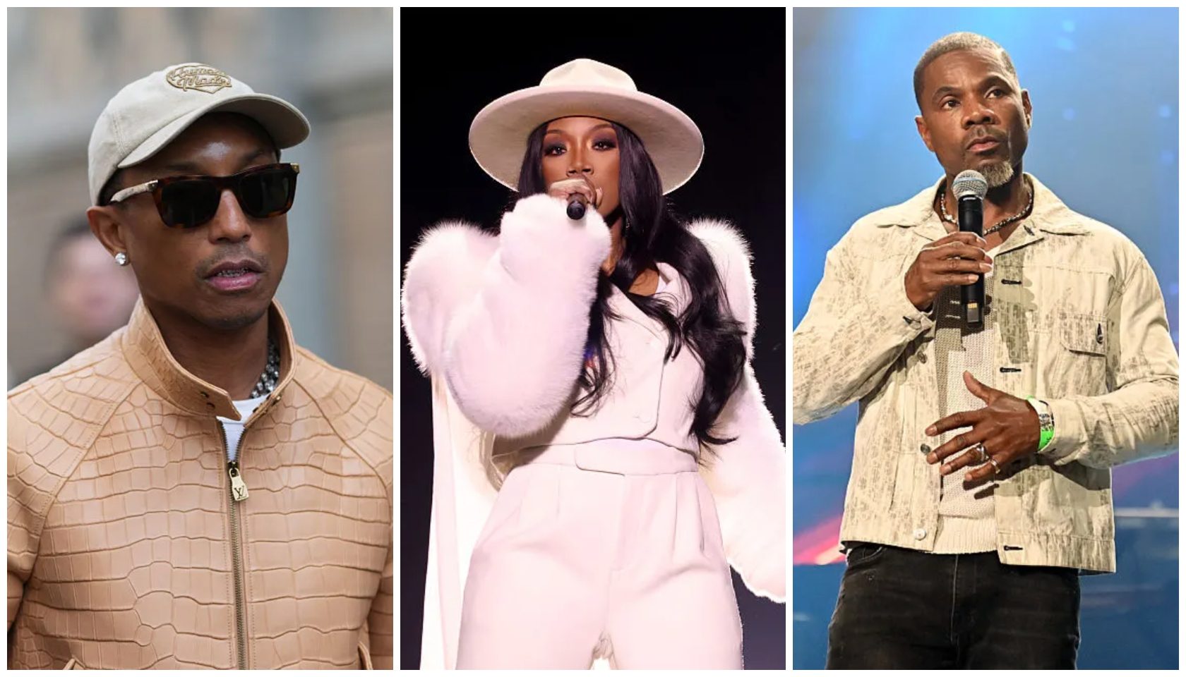 Pharrell, Brandy, Kirk Franklin Set for Major Grammy Week Honors