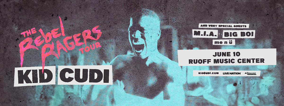 Kid Cudi with M.I.A., Big Boi, and me n ü - at Ruoff Music Center!