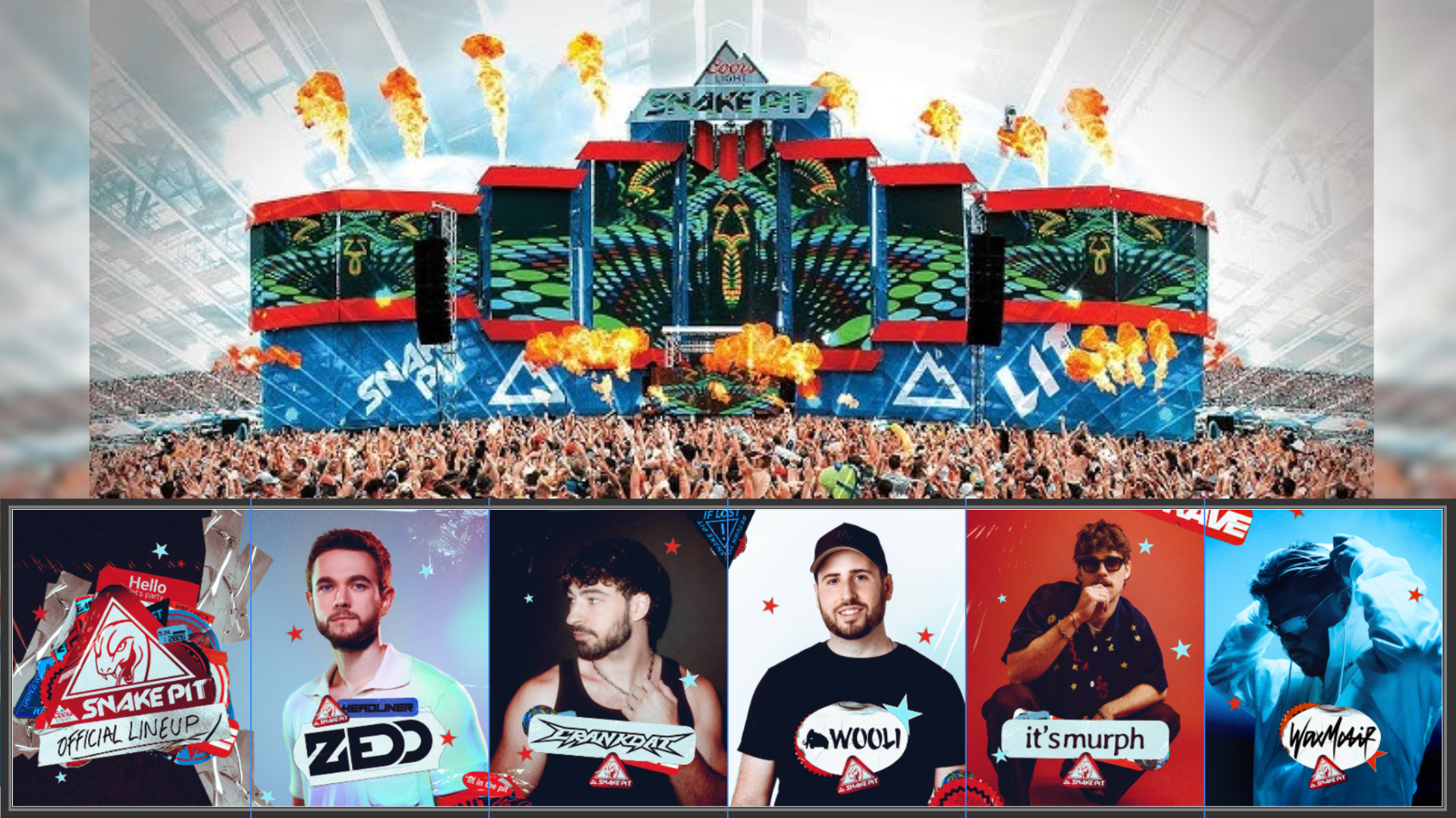 Electric Lineup Announced for 2026 Indy 500 Coors Light Snake Pit