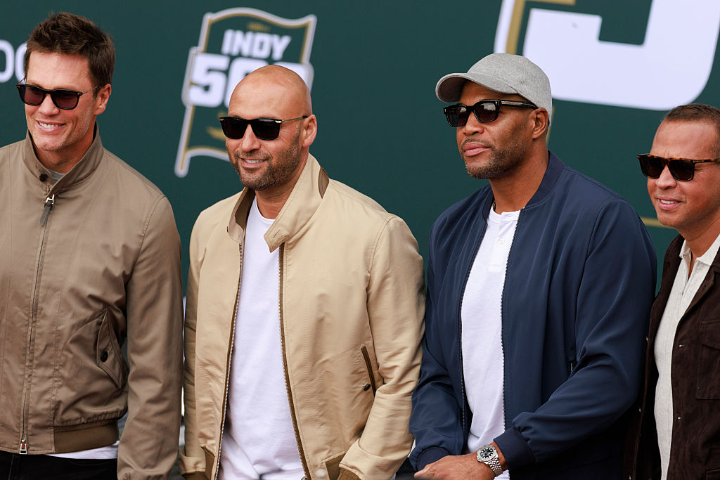 Tom Brady, Alex Rodriguez, Michael Strahan and Derek Jeter
